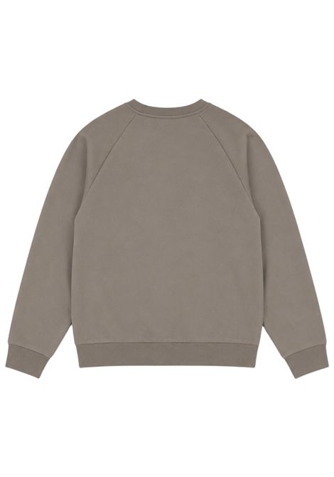 Felpa bambino grigia in cotone EMPORIO ARMANI | 7B000378GRIGIO
